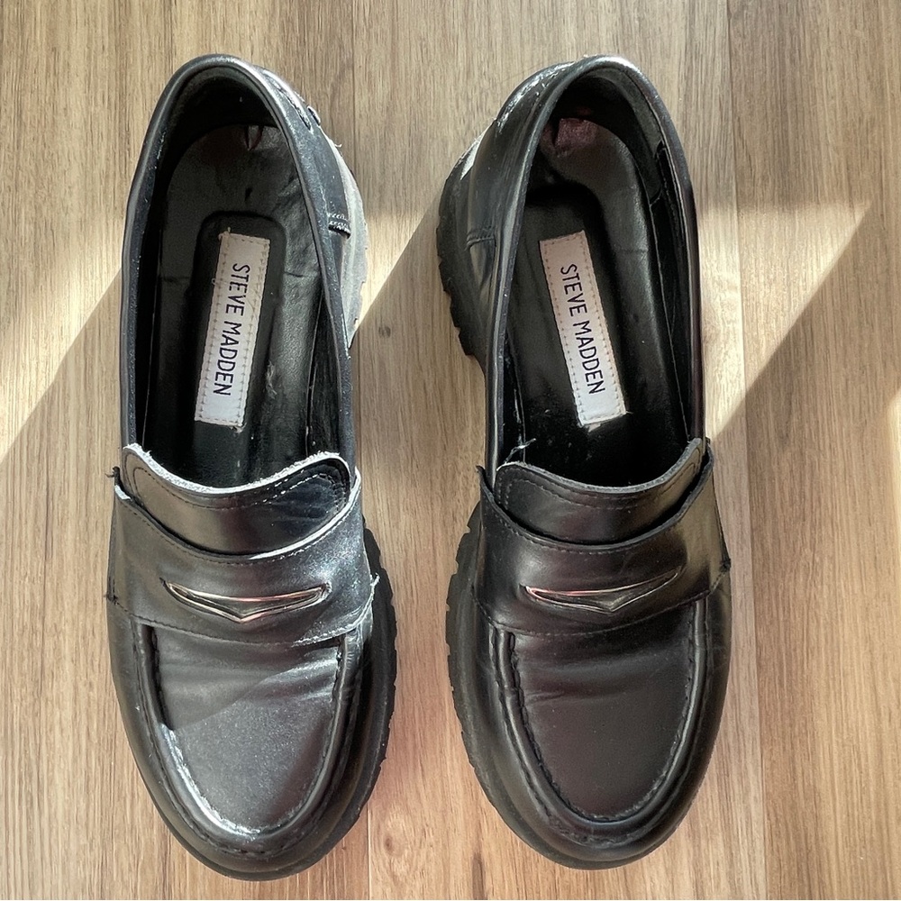 Steve Madden Lugsole Lawrence Loafers - Picture 10 of 10
